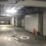 地下駐車場泡消火設備漏水部補修工事完了報告