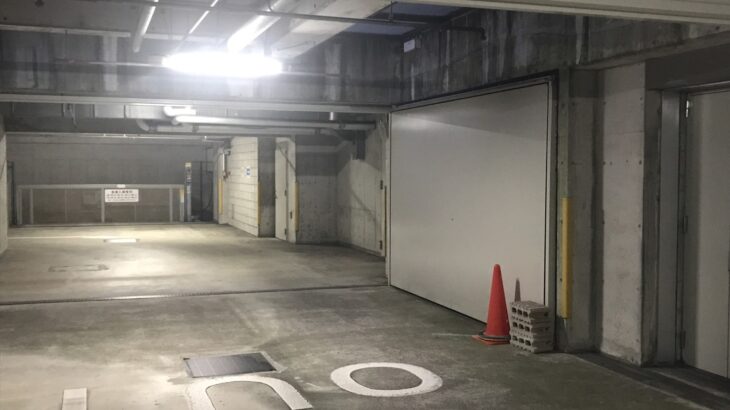 地下駐車場泡消火設備漏水部補修工事完了報告